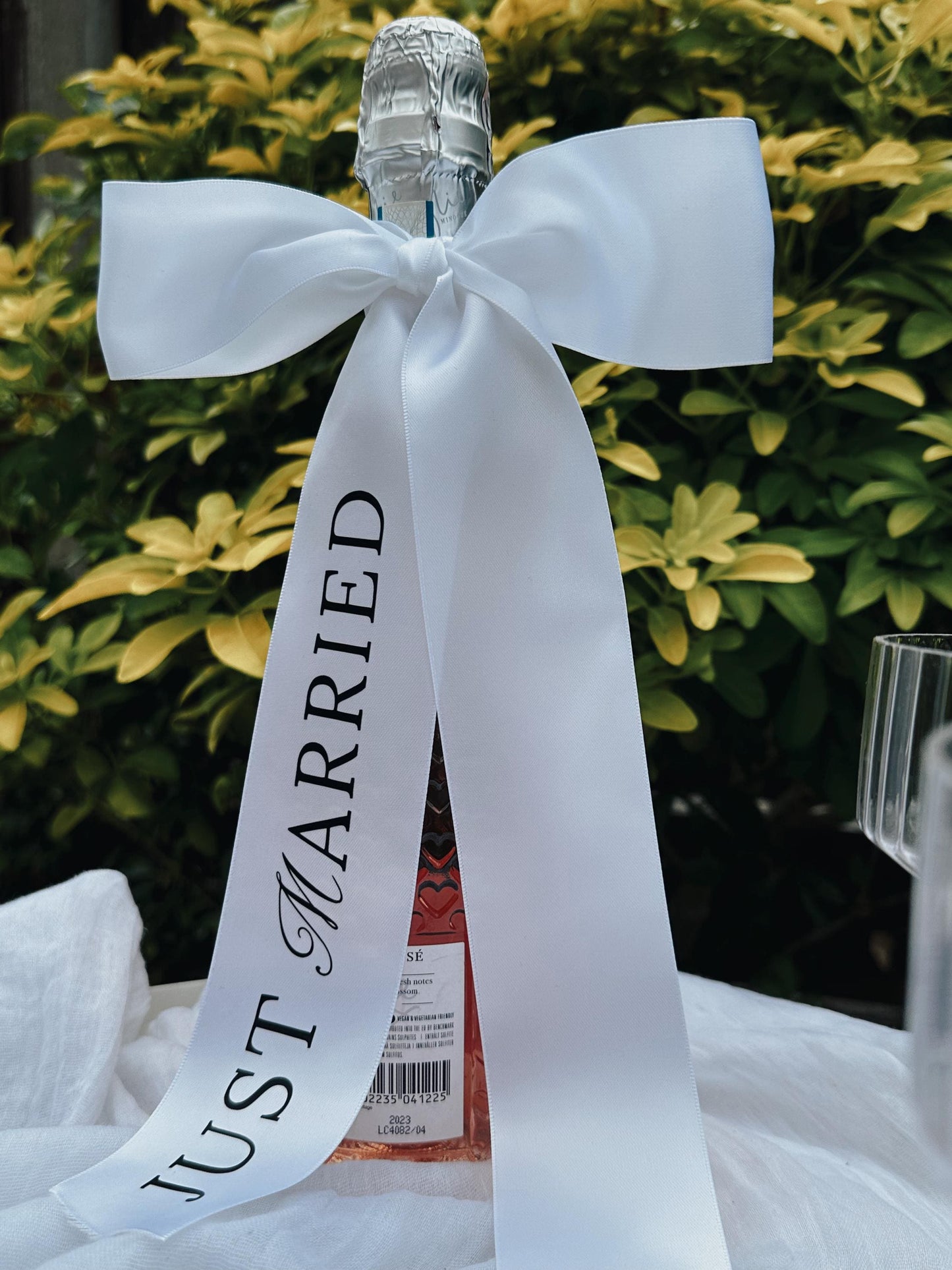 Champagne Bottle Ribbon