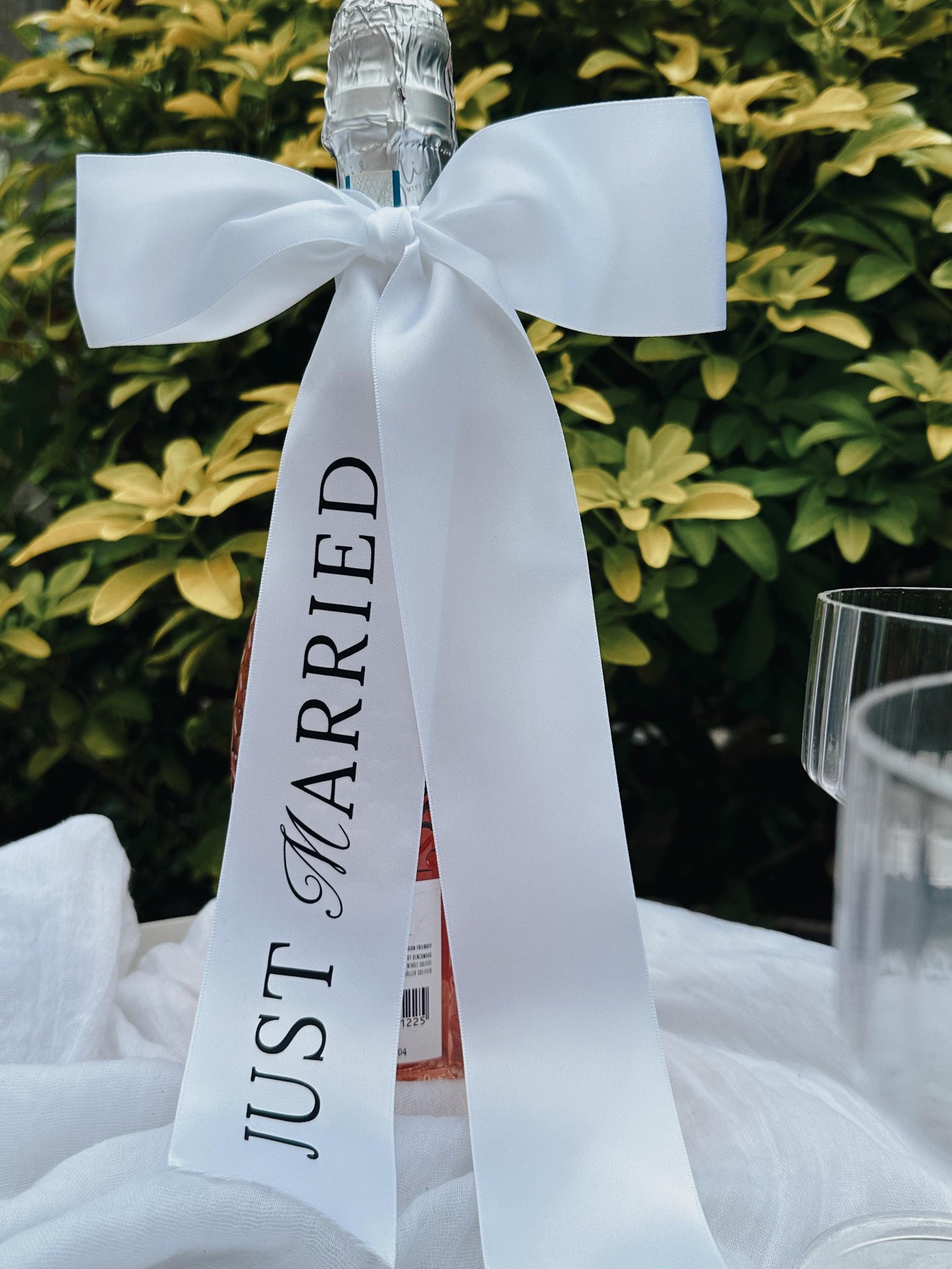 Champagne Bottle Ribbon